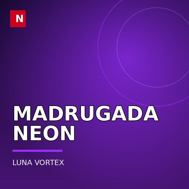 Capa de Madrugada Neon